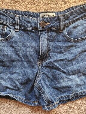 GOGO Blue Denim High-Rise Jean Shorts